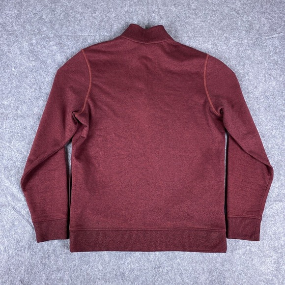 Travis Mathew Sweater Mens Medium Red Henley Pullover Sweatshirt Golf - Picture 8 of 11